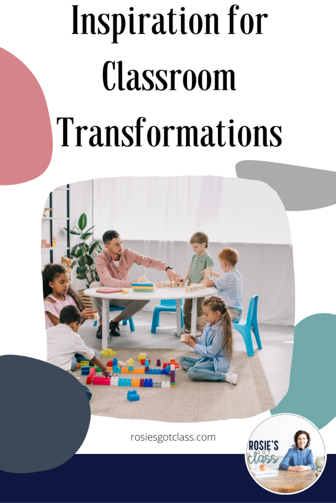 children in a small group in a classroom