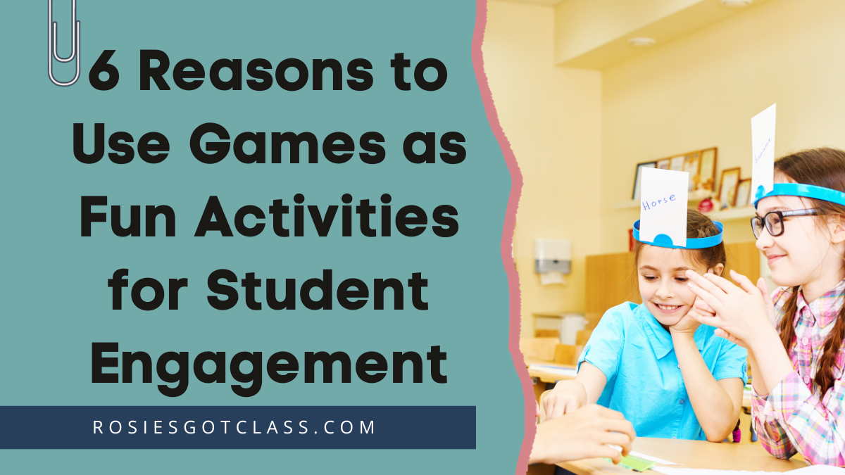 children playing a game in a classroom as an activity for student engagement