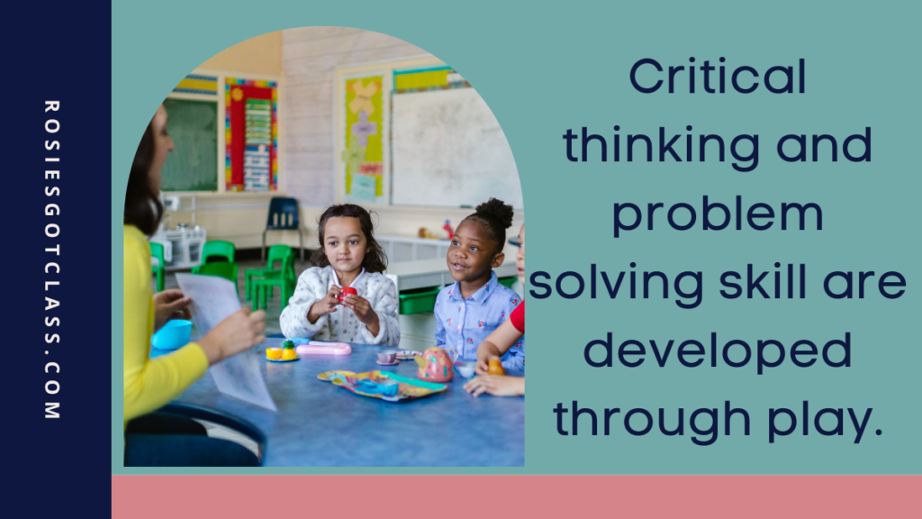 children in a classroom are playing a game to develop their critical thinking and problem solving skills to develop their mathematical understanding