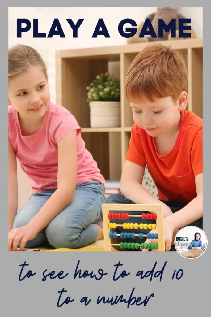 boy and a girl playing a math game